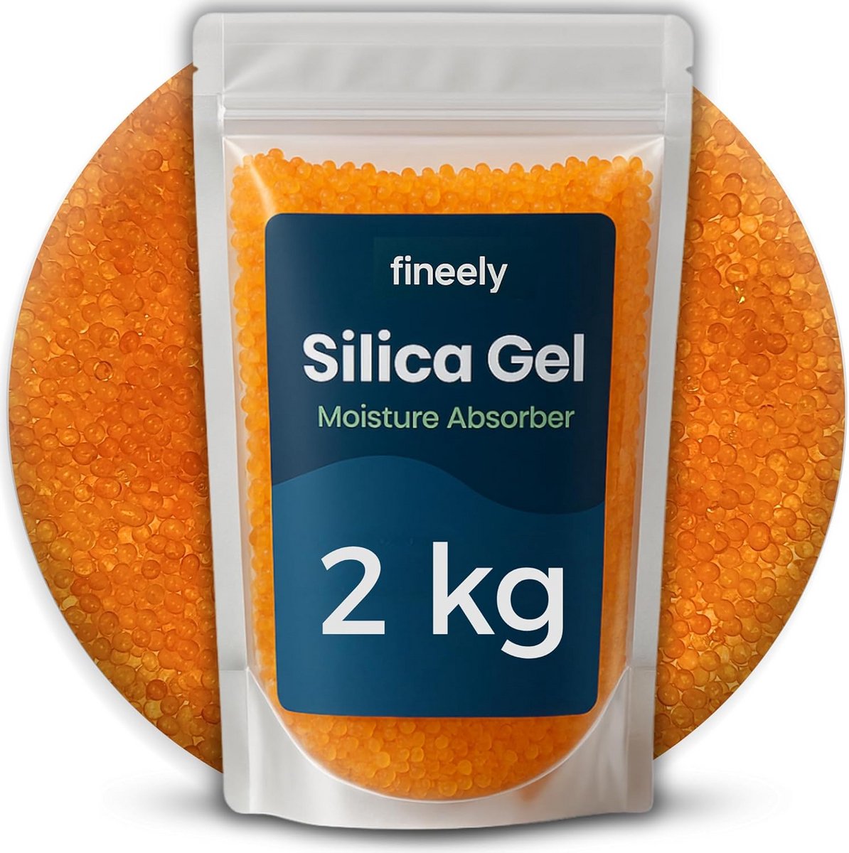 Silicagel Droogmiddel 2 kg met Vochtindicator voor Opslag en Bescherming