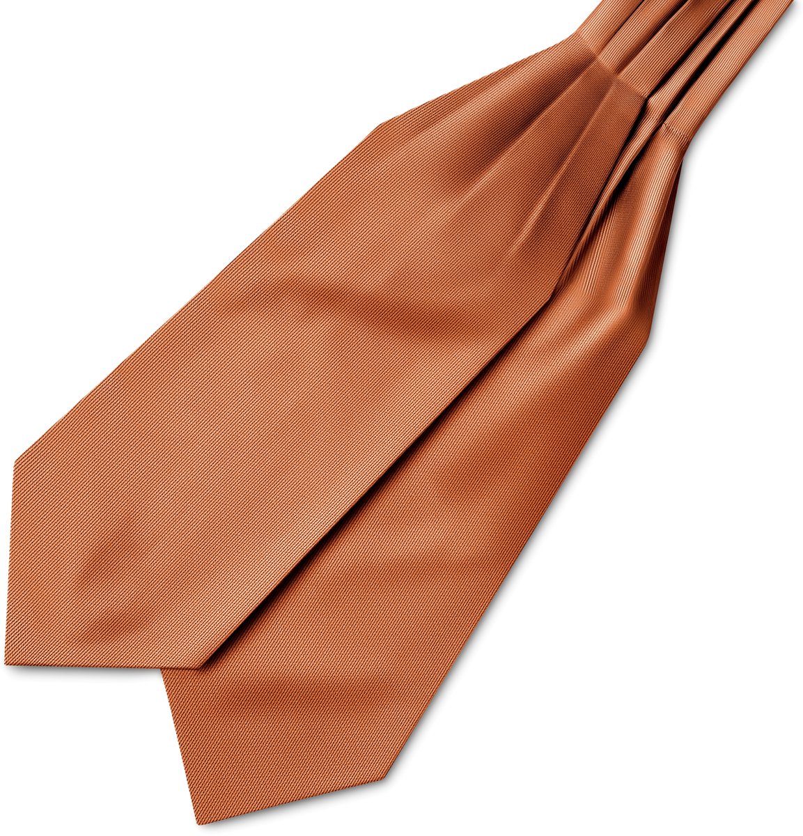 Cognackleurige Grosgrain Stropdassjaal