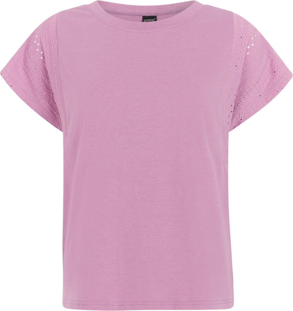Protest PRTLomo T-shirt Dames Loose fit Ronde hals Valer Lilac