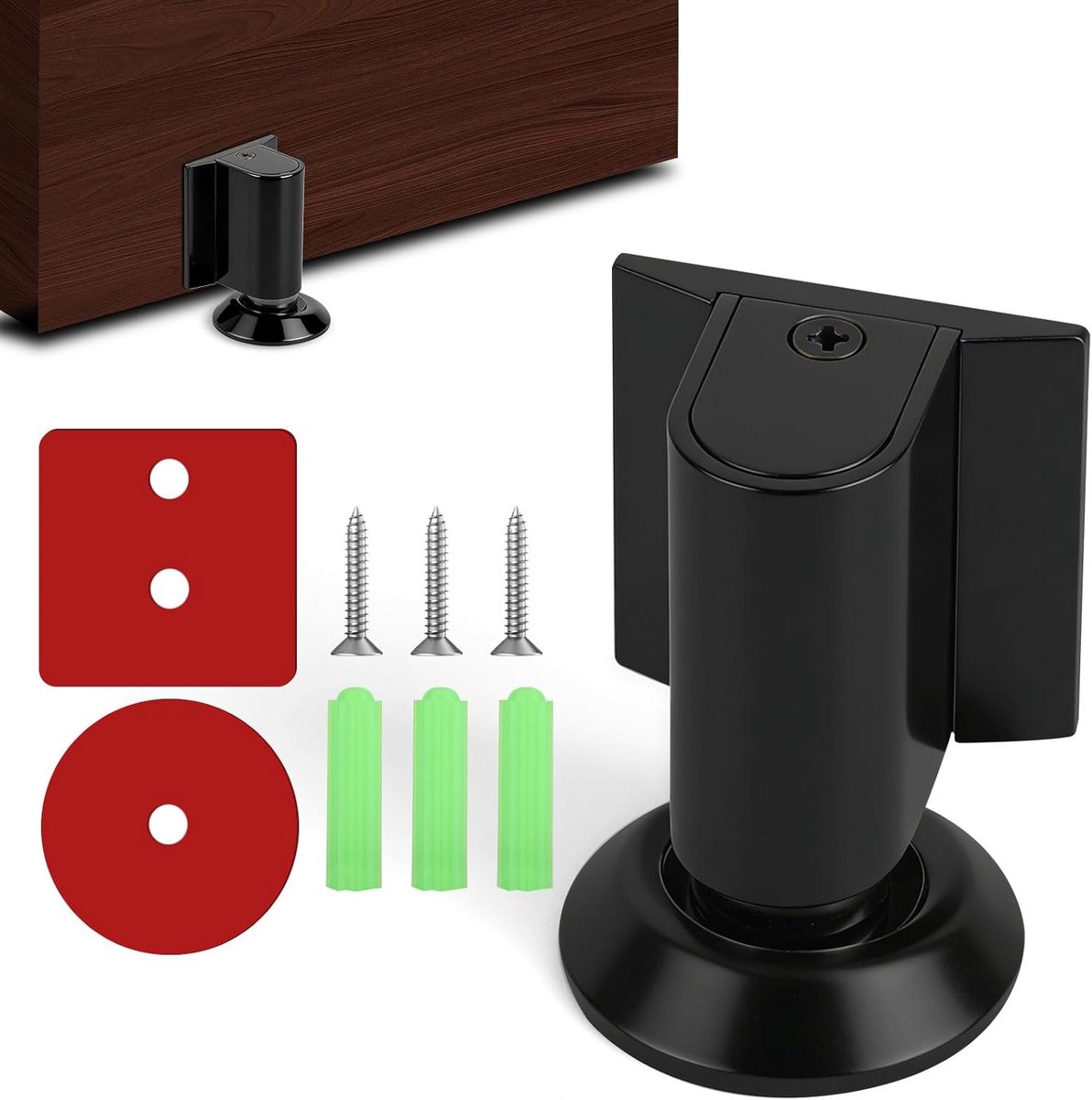 Magnetische Deurstopper Zonder Boren - RVS Deurvanger met Sterke Magneet