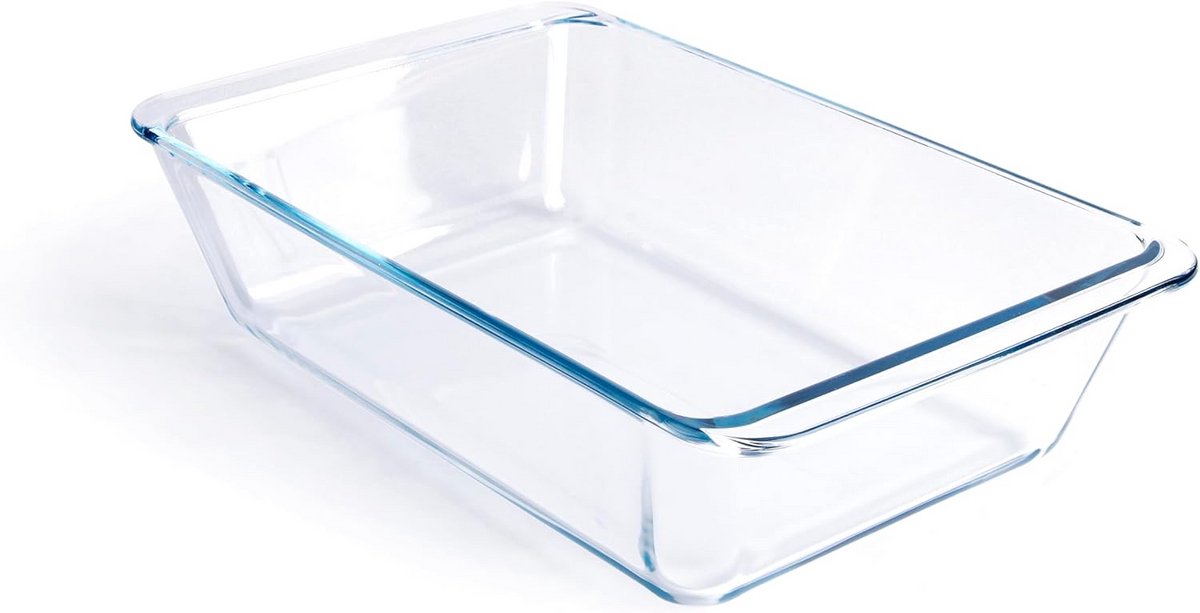 Grote Rechthoekige Ovenschaal van Gehard Glas - 3.5 Liter