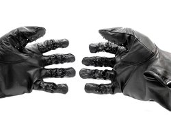 Black Label - Vampier Handschoenen met spikes