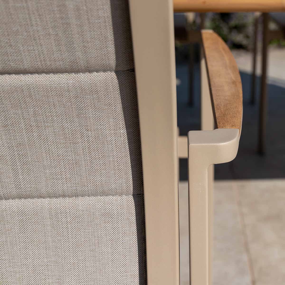 4 Seasons Outdoor Cortina stacking garden chair - latte