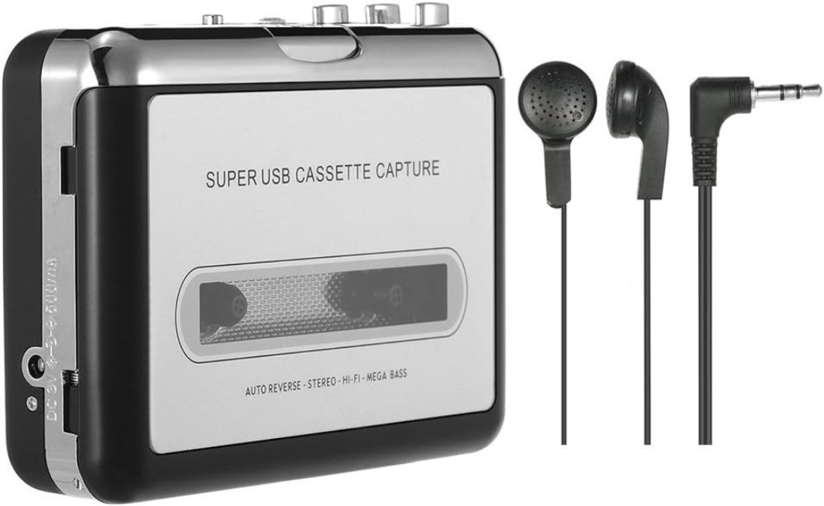 NBAP® Cassette Speler - Walkman - Zilver met Zwart