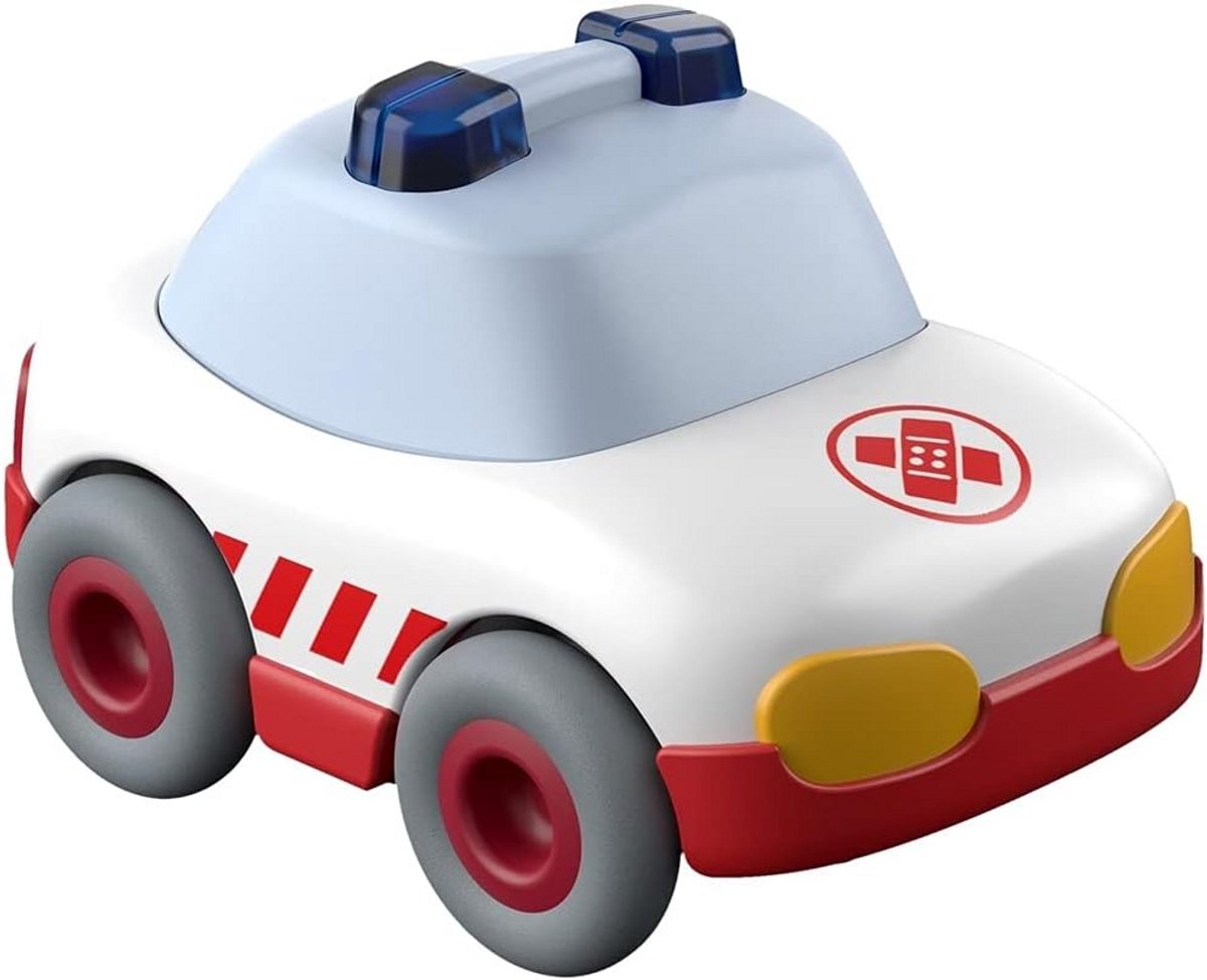 Houten Knikkerbaan met Ambulance Thema - Rollespel en Creativiteit