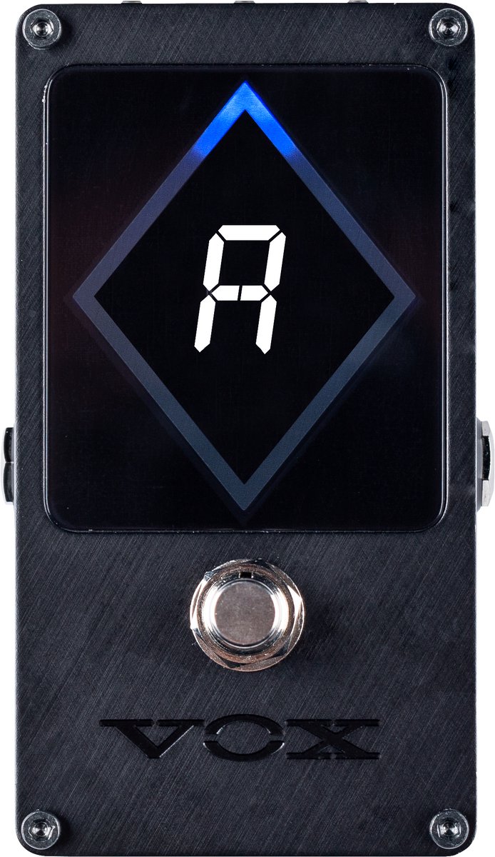 VOX VXT1 Unieke VOX-tuner met robuuste aluminium behuizing en diamantdisplay
