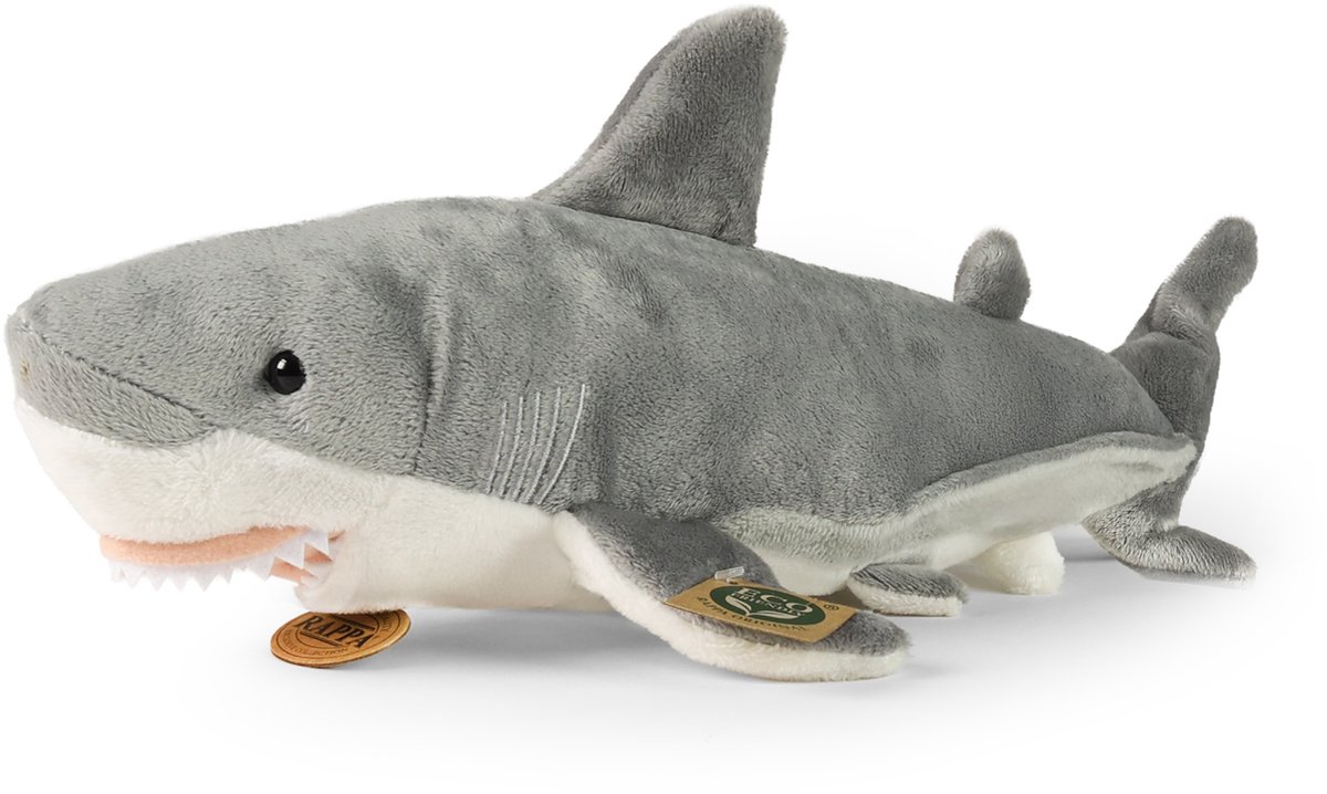 Rappa Eco Friendly Knuffel Haai - Pluche - 38 cm