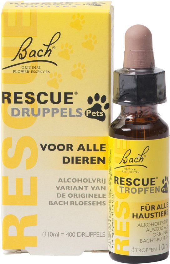 Bach Rescue Remedy Pets Druppels - Dieren Antistressmiddel - 10 ml