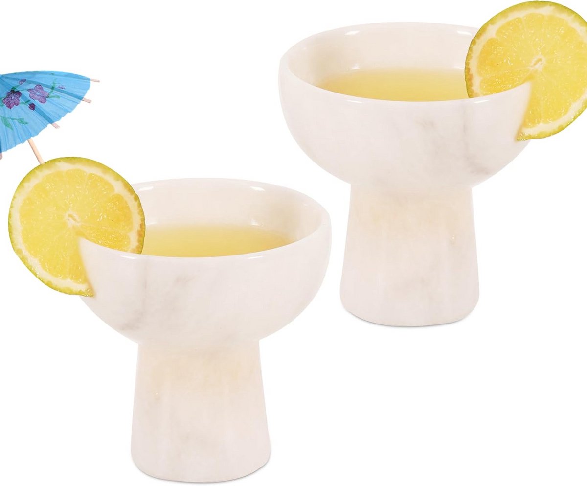 Set van 2 Witte Margarita Glazen - Stijlvolle Cocktailglazen