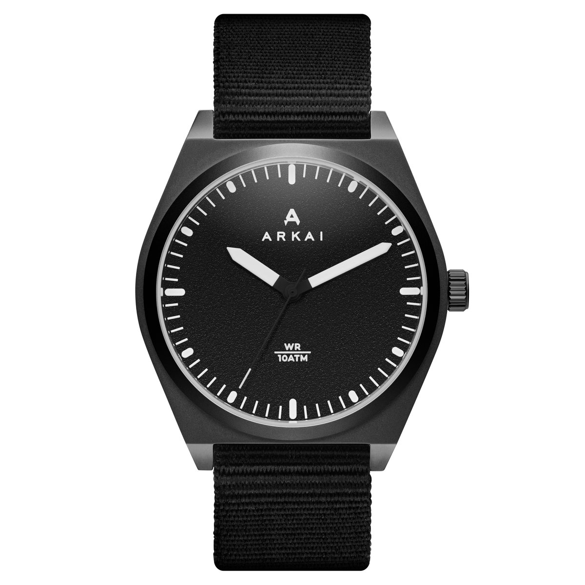 Haka | Eenvoudig Zwart Horloge