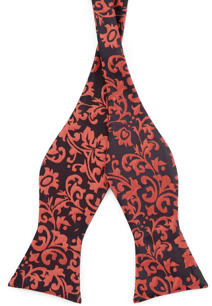 Bloemenprint Vlinderdas