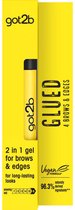 Got2b 2in1 Gel For Brows & Edges - Haarstyling - Wenkbrauwpotlood - Sneldrogende en Transparante - Stijl en Fixeer - 16 ml