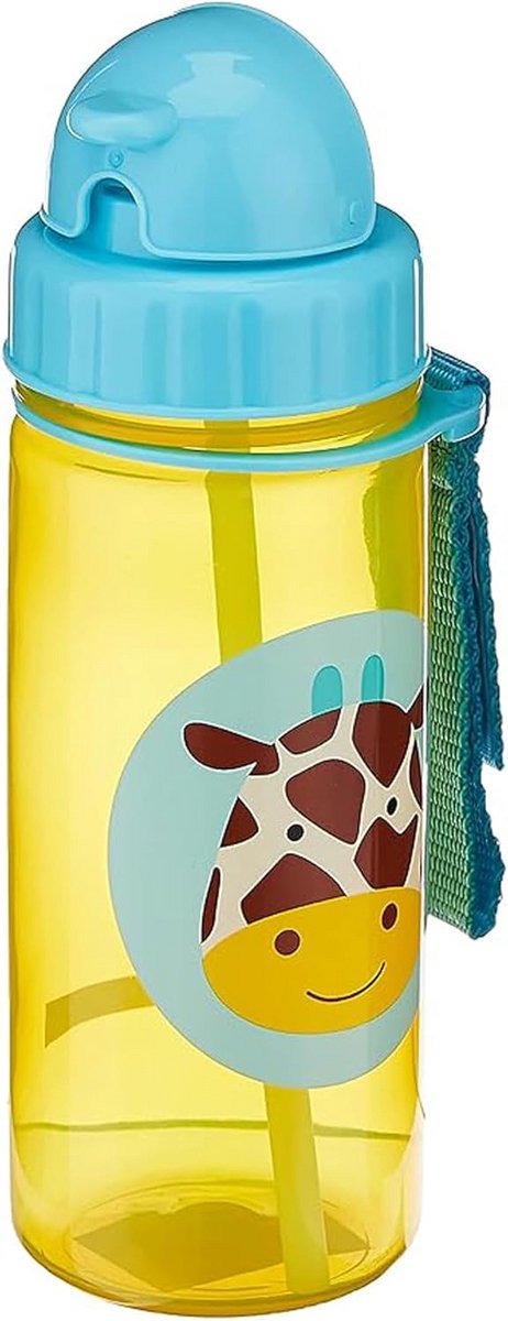 Rietjesfles voor Peuters met Flipdeksel voor Schoon Drinken (18-36 maanden)
