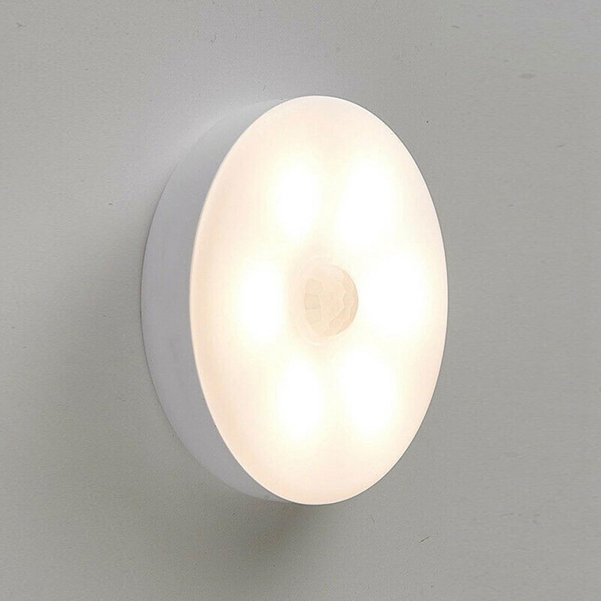 Draadloze LED Bewegingssensor Nachtlamp voor Kast en Trap - USB Oplaadbaar