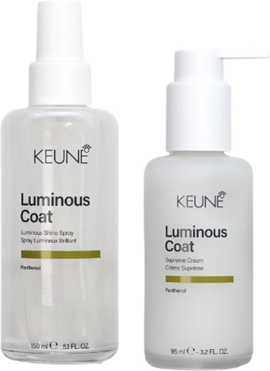 Keune Care Luminous Coat Luminous Shine Spray & Luminous Supreme Cream