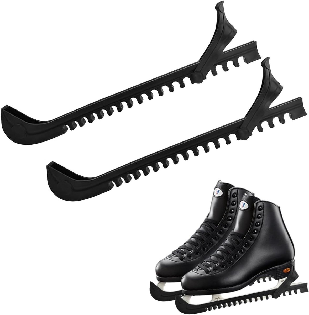 Schaatbescherming voor ijshockeyschaatsen – Verstelbare spatbescherming – Schaatsbeschermers – Accessoires voor kinderen en volwassenen Schaatbescherming voor ijshockeyschaatsen – Verstelbare spatbescherming – Schaatsbeschermers – Accessoires voor kinderen en volwassenen