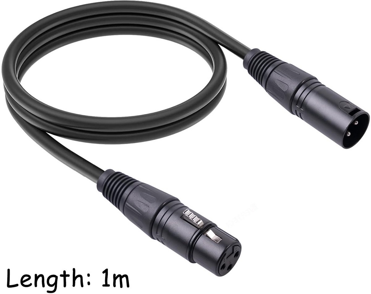 XLR Kabel 3-pins Vrouwelijk naar Mannelijk voor Studio en Podium