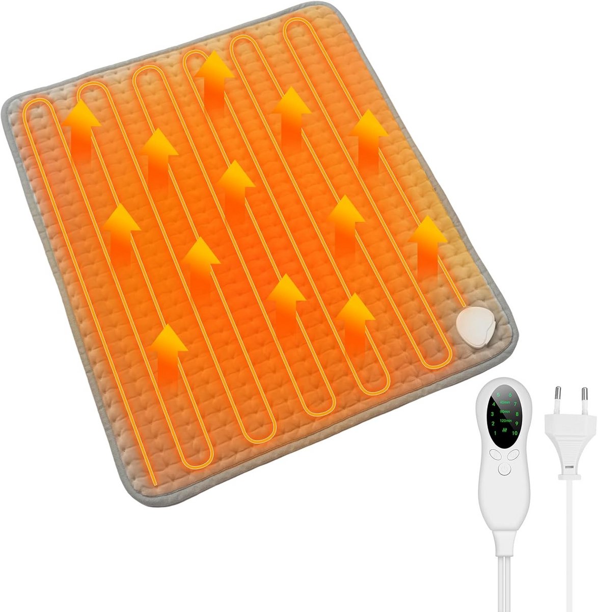 Verwarmingskussen Groot 50x60 cm - Elektrisch Warmtekussen met 10 Warmtestanden en Timer