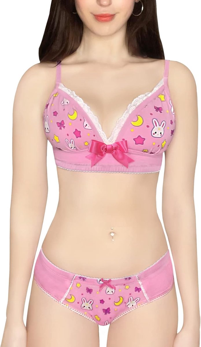 Schattige Cami Top en Shorts Lingerie Set met Kant en Strikjes