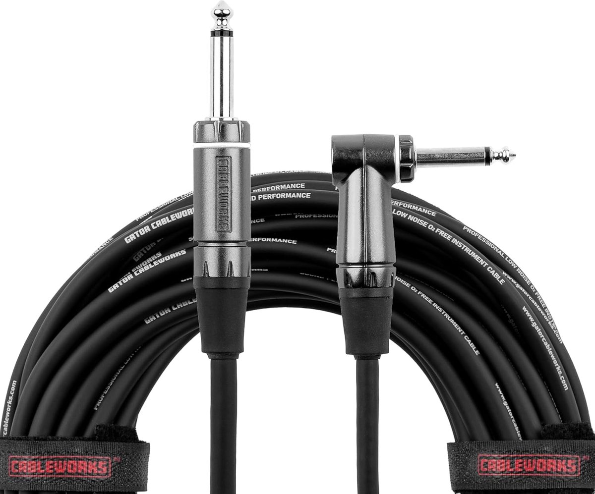 Professionele Instrumentenkabel 6 Meter - Hoge Kwaliteit Audio Jack Kabel