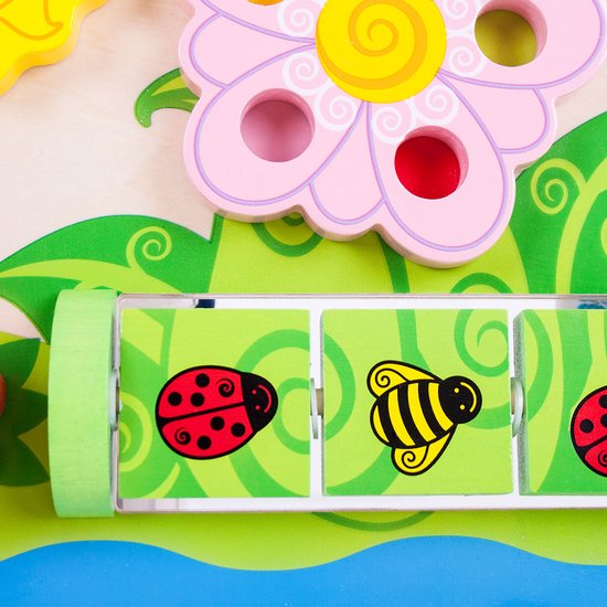Bigjigs Houten Activiteitenpaneel - Bloem van Bigjigs — afbeelding 3