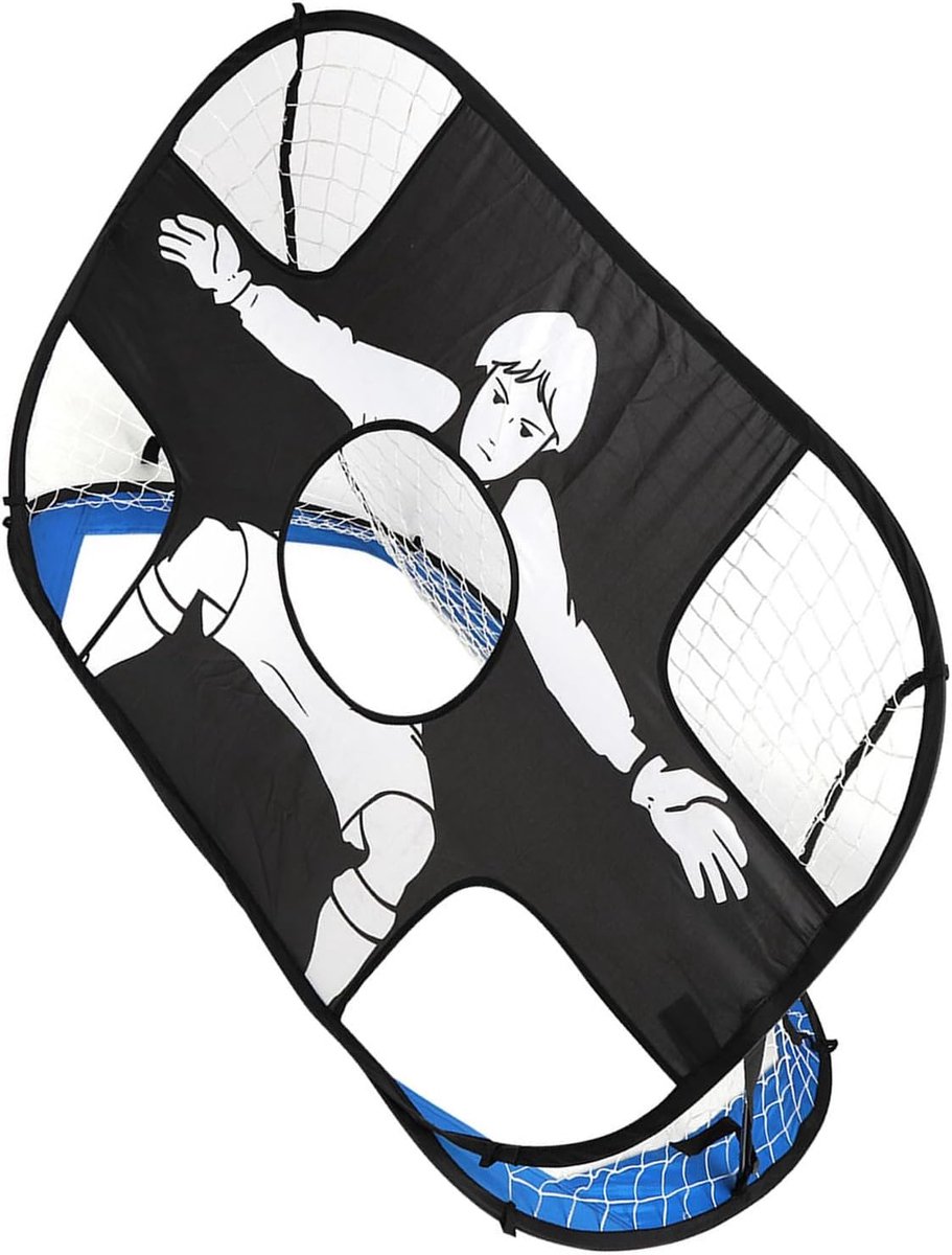 Draagbare Opvouwbare Voetbalgoals voor Kinderen - Trainingsnet voor Binnen en Buiten
