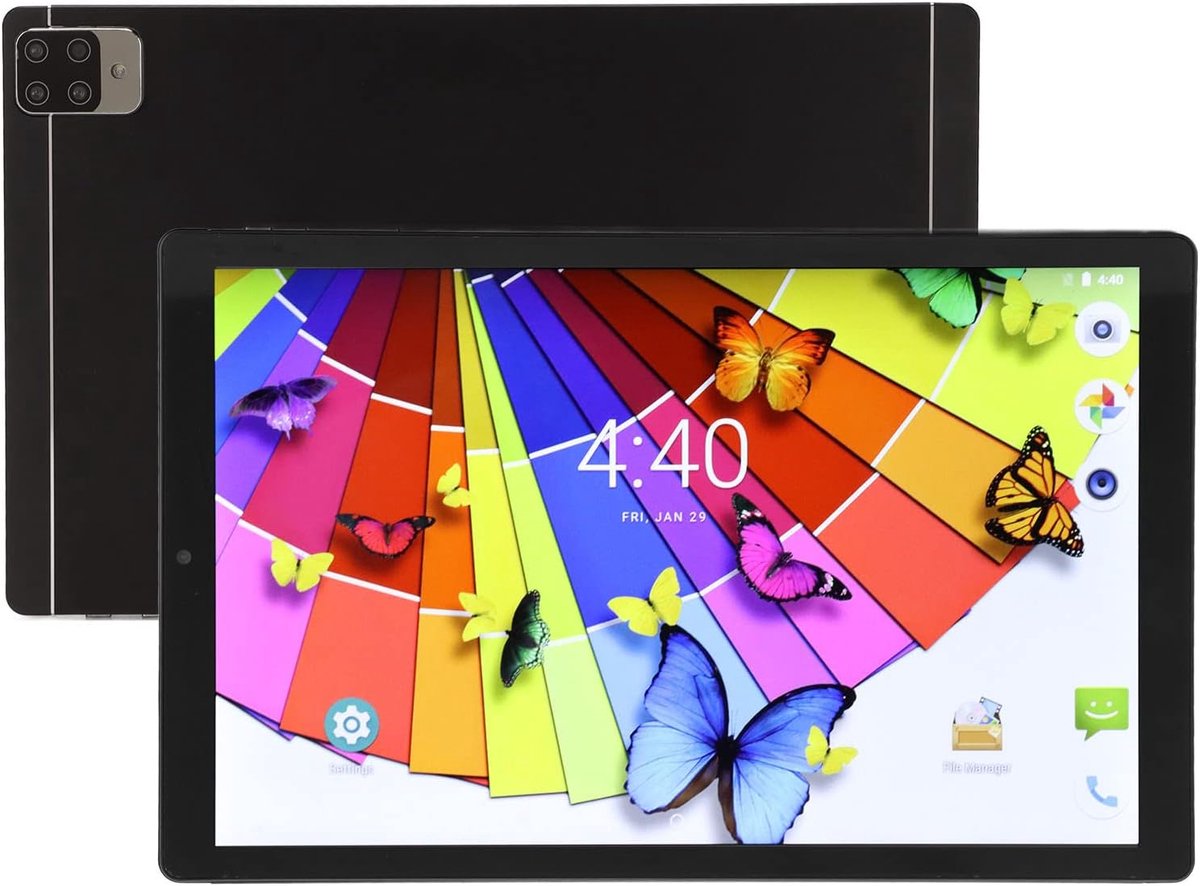 10 Inch Android Tablet - Octa Core, 6GB/256GB, HD Touchscreen, WiFi & 4G