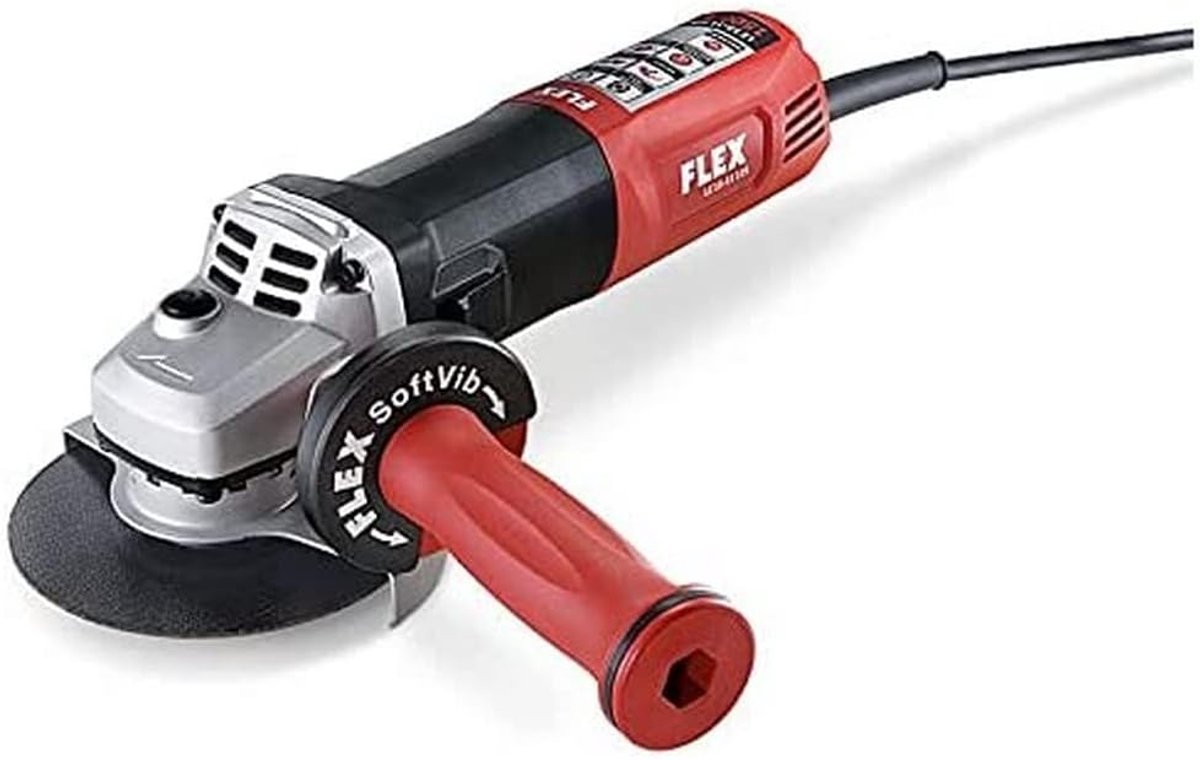 Haakse Slijper - Slijpmachine Metaal - Metaal Bewerken - Variabel Toerental - 125 mm - Rood/Zwart