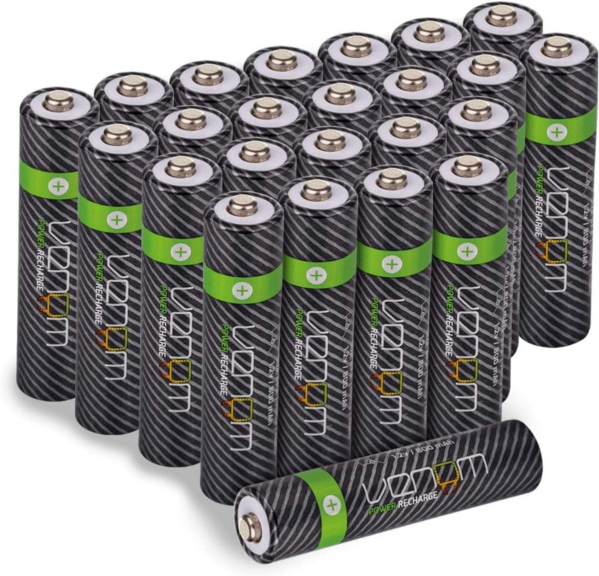 Oplaadbare Batterijen - AAA Energiecellen - Huishoudelijke Apparaten - Zelfontladend Ontwerp - 800 mAh - Grijs