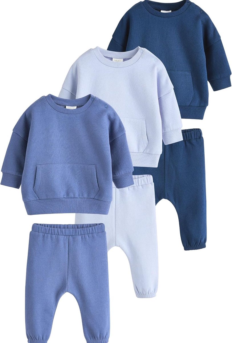 Babysweatshirt en Joggingbroek - Babykleding Set - Dagelijks Gebruik - Set van Zes - 40x26x4 cm
