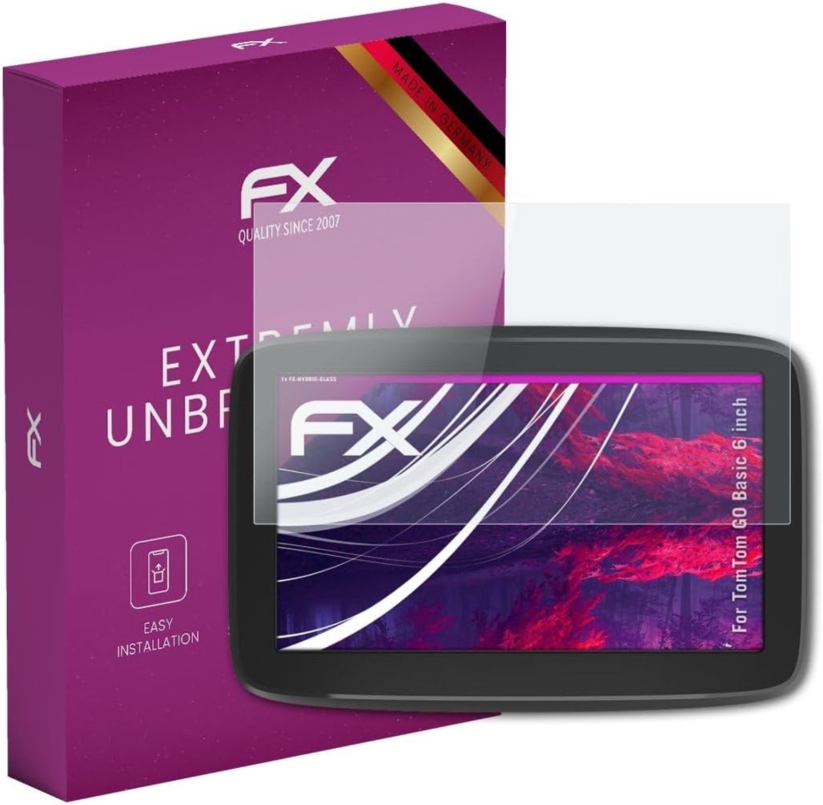 Beschermfolie 9H Hybride Glas voor TomTom GO Basic 6 inch Navigatiescherm