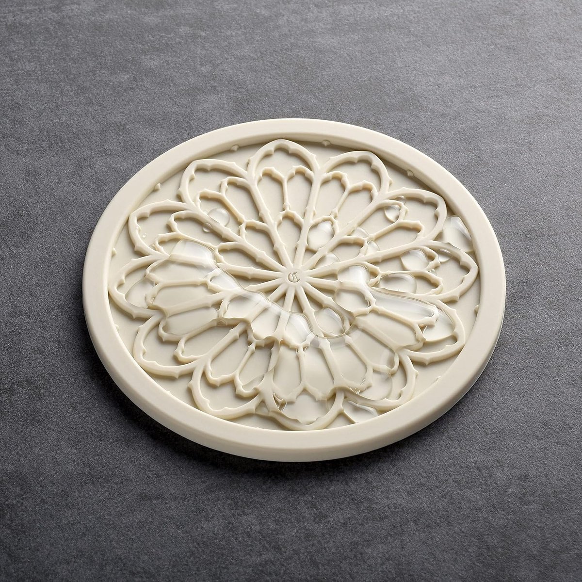 Set van 6 Siliconen Onderzetters - 10 cm - Ideaal voor Drankjes en Keuken Decoratie