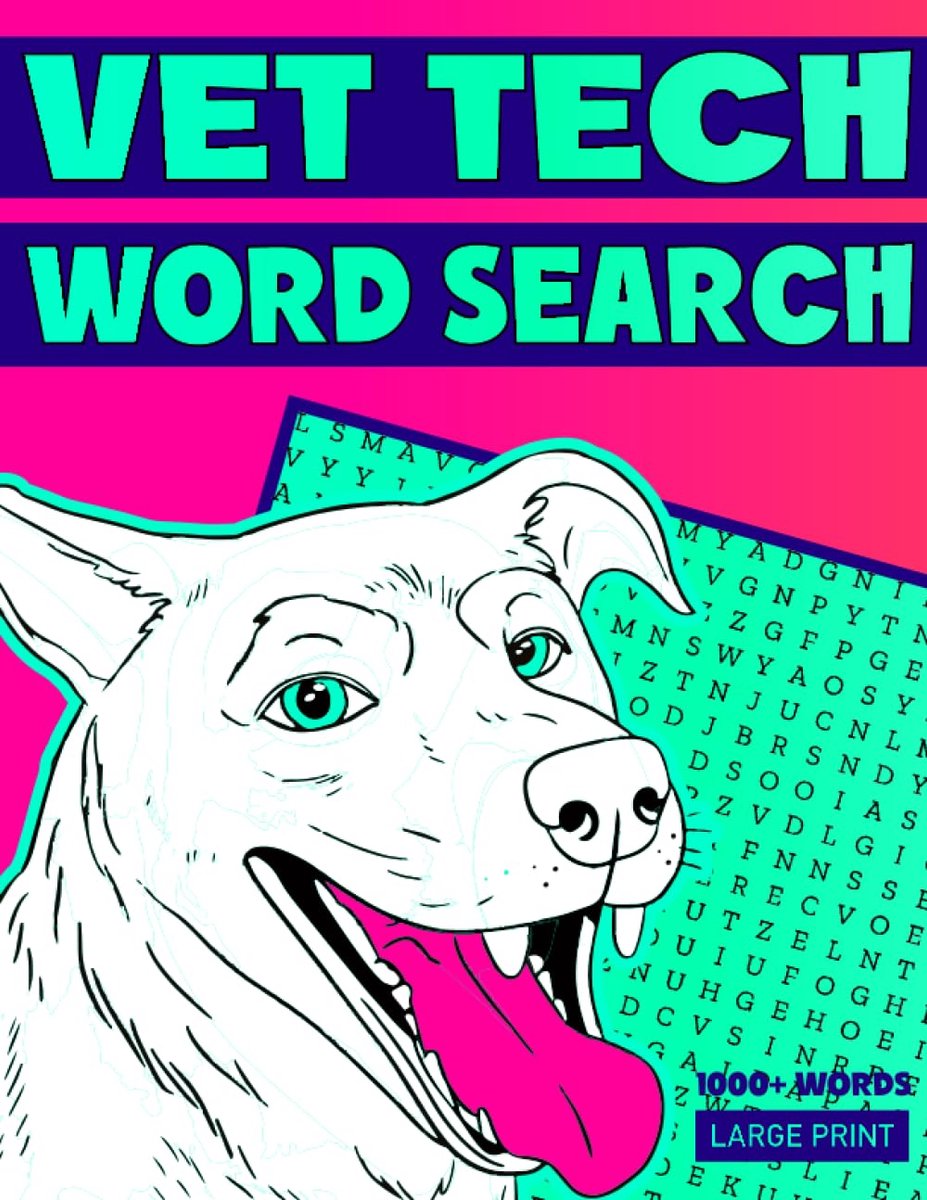 Woordzoekpuzzelboek voor Dierenartsassistenten en -technici