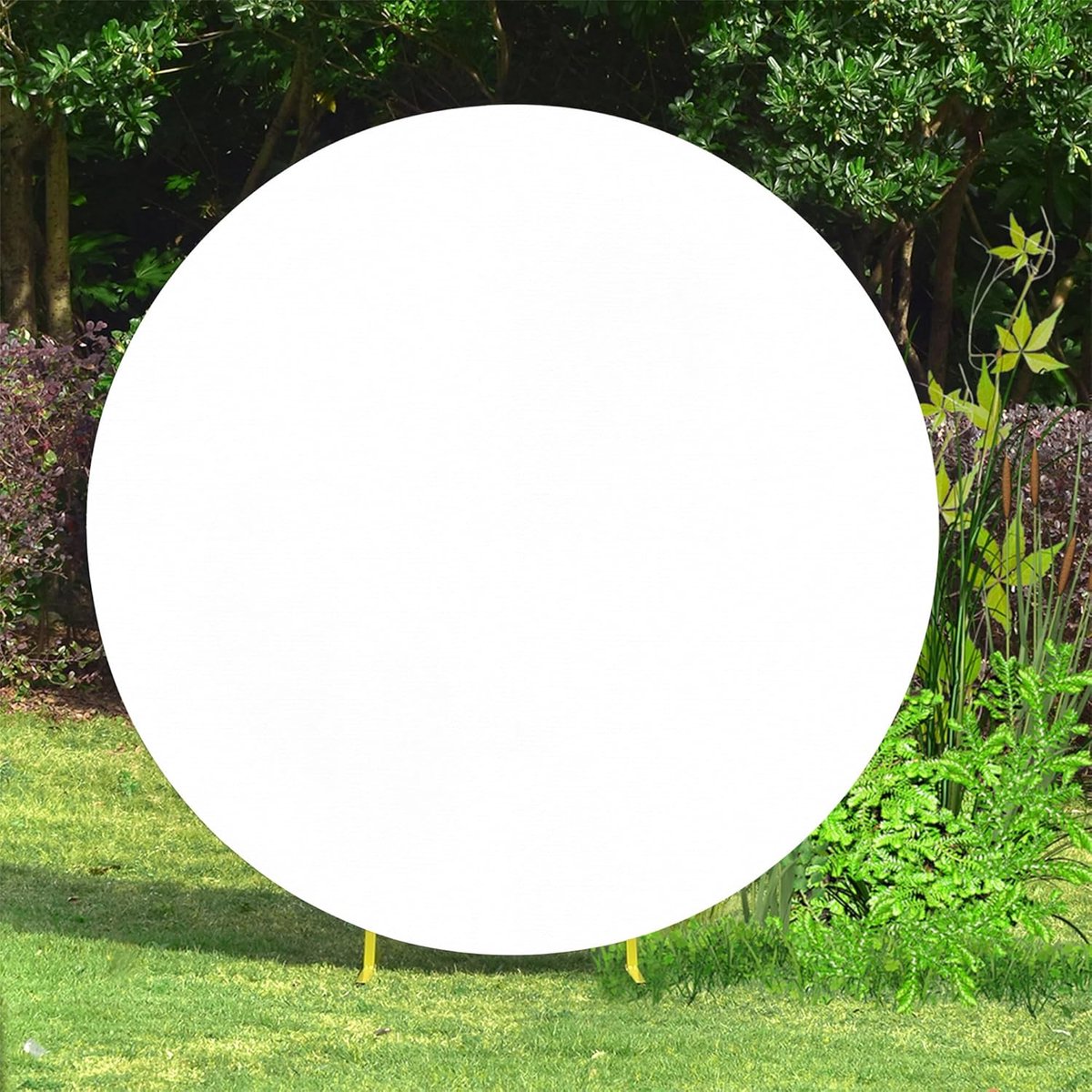 Ronde Boog Achtergrond Cover Wit Spandex - 150 cm Fotografie Decoratie