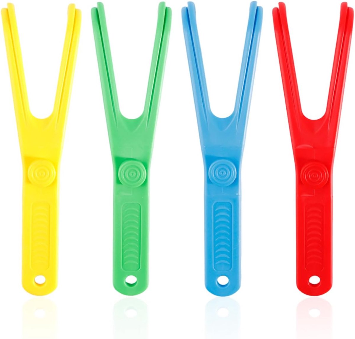 4x Y-vormige Tandenstokers & Flosdraad Houder - Kruispunt Mondverzorging Tool