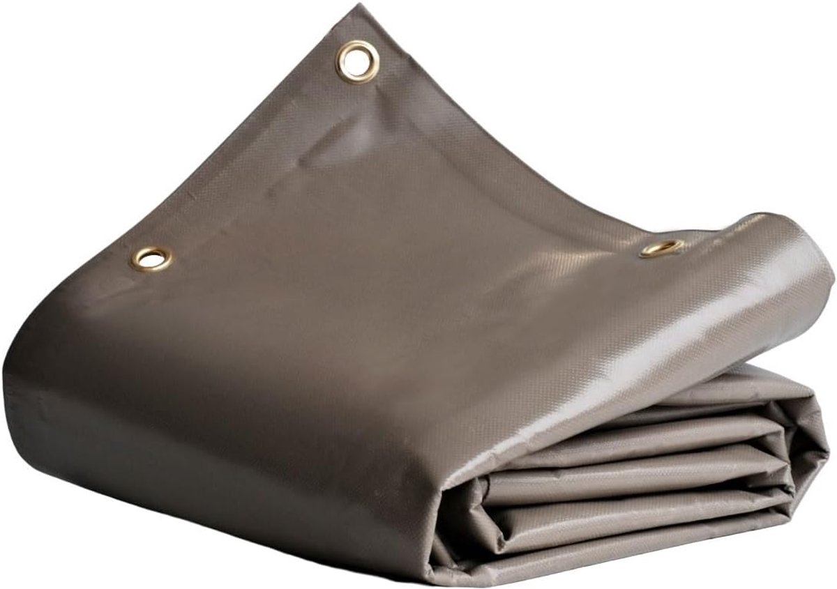 Dekzeil voor Carport - Afdekzeil Beschermhoes - Voertuig Beschermen - 100% Waterdicht - 2x3 m - Taupe