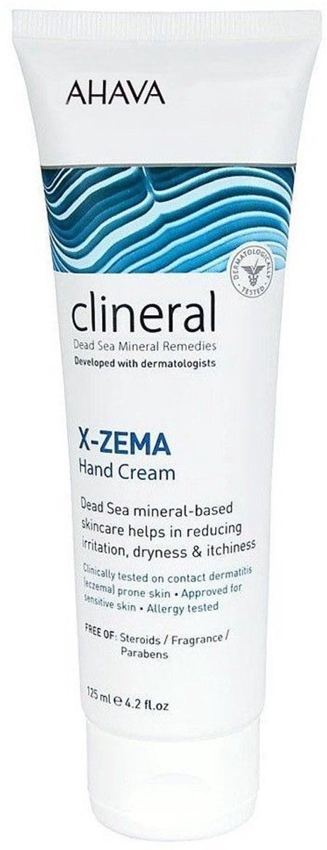 AHAVA CLINERAL X-ZEM Handcrème - Intensieve Verlichting & Herstel voor Droge, Geïrriteerde Handen | Vegan, Alcohol- en Parabenenvrij | Huid Crème voor mannen & vrouwen | Moisturizer voor droge handen - 125ml