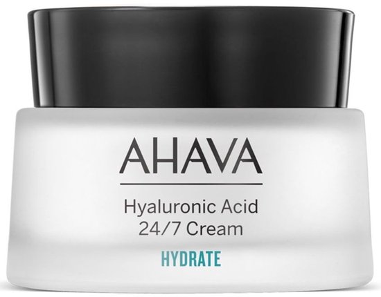 AHAVA Crème met Hyaluronzuur - Intensieve Hydratatie & Huidverfijning | Verzacht Uitdrogingslijnen | Hyaluronic Acid | Anti-Rimpel & Anti-Aging voor Mannen & Vrouwen | Moisturizer voor een Droge Huid & Gezicht - 50ml