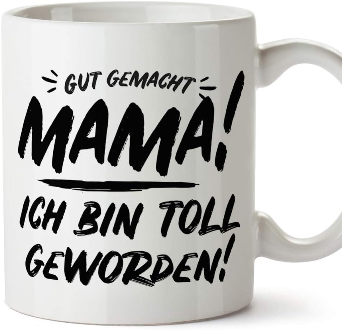 Grappige Keramische Mok met Duitse Tekst voor Moeder
