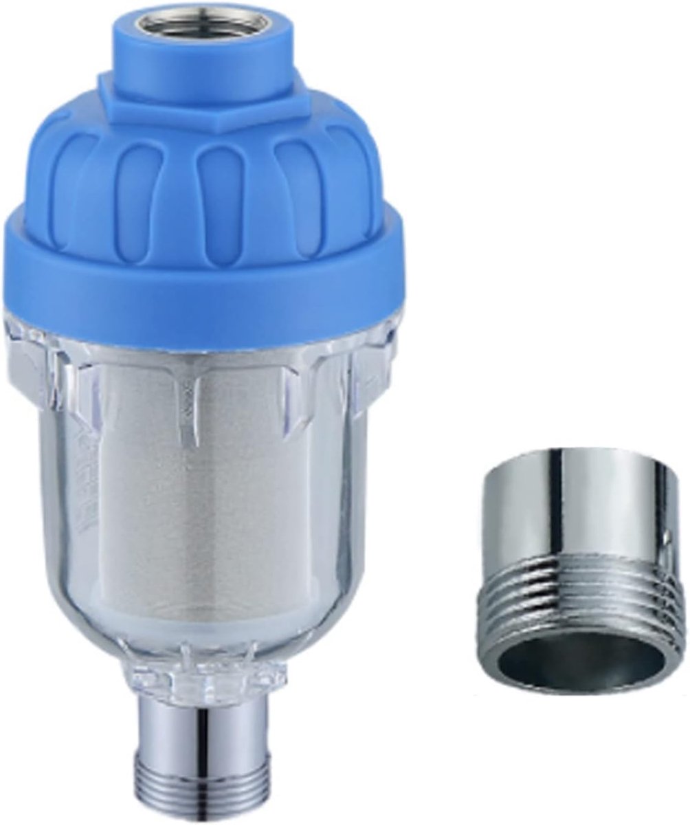 Voorfilter sedimentfilter - Waterfilter voor kraan sediment in het water - Roestvrij stalen leidingwaterfilter voor wasmachines waterfilter kraan
