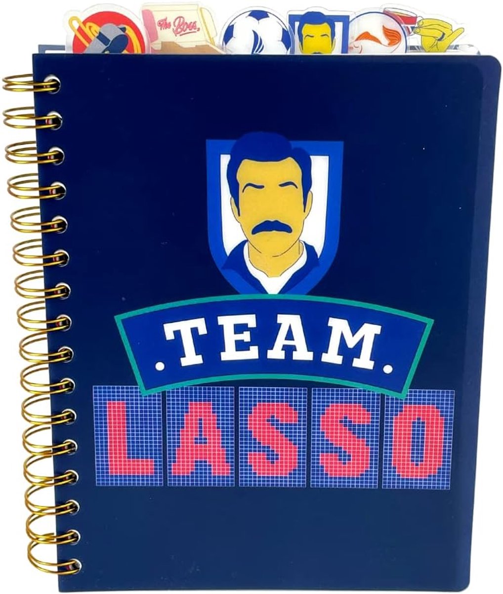 Notitieboek met Tabs en Lijnen - Ideale Planner of Dagboek - Spiraalgebonden