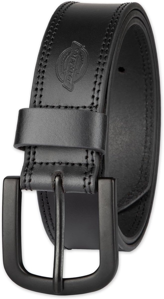 Leren Heren Riem Zwart - Casual en Duurzaam voor Jeans en Kaki