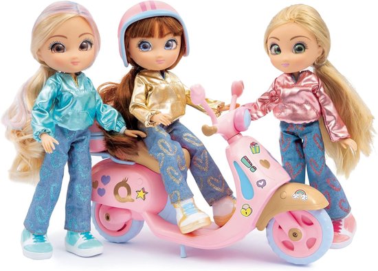 Poppen Speelset met Steppen en Pop met Volgende Ogen - Geschikt Vanaf 3 Jaar van Merkloos — afbeelding 2