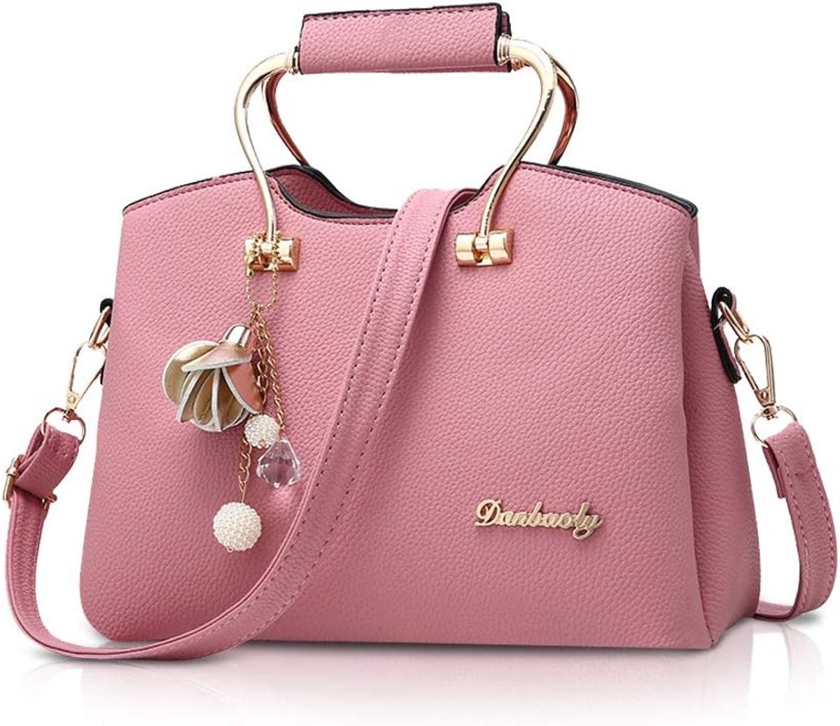 Elegante Dames Handtas Schoudertas Schoudertas Italiaans Design PU Leer