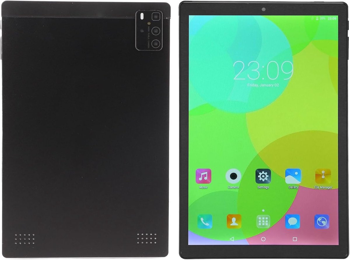 10.1 Inch Android Tablet Octa Core 6GB RAM 128GB ROM HD Scherm Dual SIM Bellen