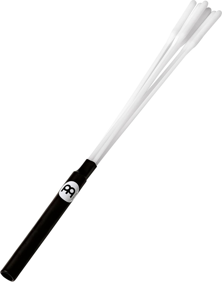 Zesvoudige Sambastok voor Percussie, 34 cm, Wit