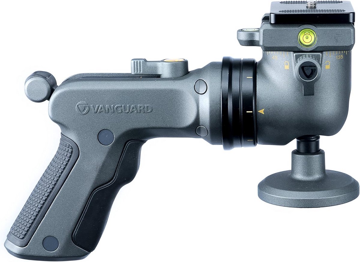Pistool Grip Statiefkop - Ballenkop - Snelle Camera Aanpassing - Eén Hand Bediening - 20.8 cm Hoogte