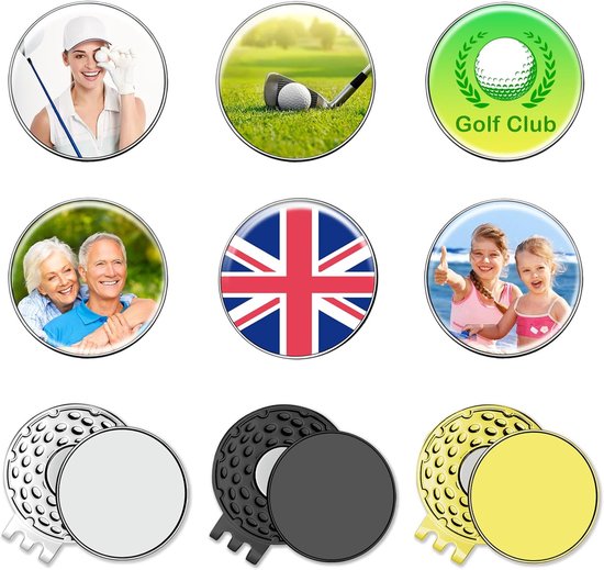 Golf Divot Reparatie Tool met Magnetische Ball Marker - Inclusief Pop-up Knop — afbeelding 3