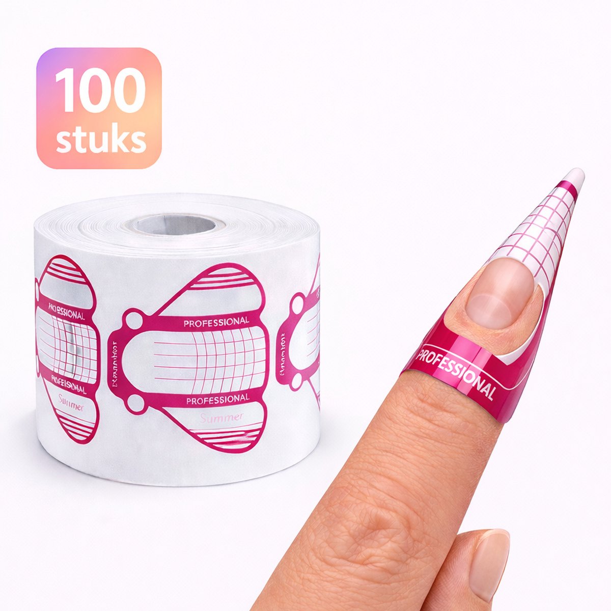 Eldur Gel & Acryl Nagel Sjablonen - 100 stuks - Nail forms - Professional