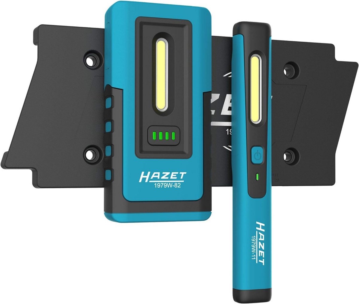 LED lampenset met hoge lichtopbrengst - Draadloos oplaadbare werkplaatslampen, traploos dimbaar, compact en efficiënt